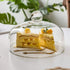 HEMOTON Glass Cake Dome, XL Clear Cloche Cake Display Cover with Knob Handle