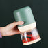 2 Pack 24oz 2-in-1 Eorbow Insulated Yogurt Container, Breakfast On the Go Cup with Plastic Topping Cereal Oatmeal Cup