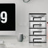 Garneck 4 Portable Drawers Desk Fridge Organizer - Clear Vanity Storage Drawers, Small Drawer Showcase for Crafts, Black