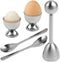 Egg Shell Opener Set 2 Pcs Egg Cups for Soft Boiled Eggs