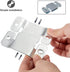 4 Pcs Sectional Couch Connectors, Metal Clips with 10 Pcs Screws for Interlocking Furniture Connector