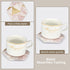 6 Pack Set Pink Marble Coasters with Holder Gold Absorbent Drink Unique Coaster Cute Ceramic Table Coaster Funny