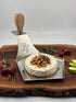 1 Brie Cheese Platter with Serving Knife I Easily Smoke Brie Cheese I Perfect for Smoker, Grill, & Oven I Dishwasher