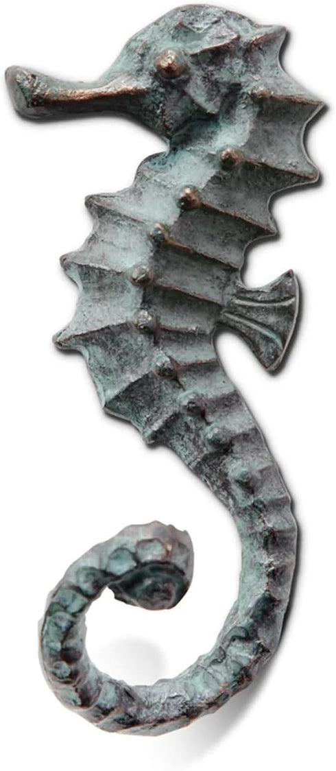 Cast Iron Seahorse Hook Set