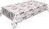 AGAYNA 60x104 Inch Christmas Tablecloth Rectangle Colorful Red Green Christmas Tree Table Cloth,Stain Resistance