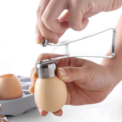 Yun River Egg Cracker TopperEgg Opener Eggshell Cutter Kitchen.Perfect Soft Boiled Egg Cutter for Raw/Soft Hard Boiled