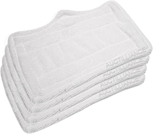 Clean Co. 4 Steam Pocket Mop Pads, Compatible Replacement for Shark Mops S3101W, S3250, S3251