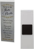 Photo Booth Nook 2x6 Magnetic Picture Frame (25 Count) - Crystal Clear Acrylic with Strong Magnet and Silver Inserts