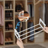 Fliqor Closet, 2 Pack Expandable Hanging Shoe Rack for Retractable Metal Under Shelf Rack, Adjustable Under Cabinet