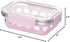 Ello Duraglass Meal Prep Container - 1.75 cup Glass Food Storage with Silicone Sleeve & Airtight BPA-Free Lid (Cashmere