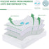 Queen Mattress Protector, Waterproof Cooling Mattress Pad Cover, Bamboo Fabric, Fitted 8-18 inch Deep Pocket