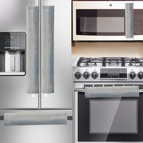 OUGAR8 Refrigerator Door Handle Covers - Keep Kitchen Appliances Clean from Smudges, Perfect for Dishwashers (5pcs,