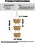 3 AARAINBOW Wall Hanging Cotton Baskets - Large Tier Decorative Baskets for Wall, Nursery, Bathroom (B-Brown)