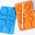 Webake Silicone Ice Cube Trays, Fruit Molds with Reusable Sticks, 2 Pack Giant Lollipop Mold, Chocolate Candy Molds