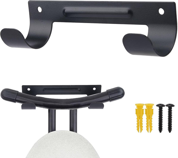 Ironing Board Hanger Wall Mount - Storage Organizer with Screws, Bracket Hook for Y-Leg or T-Leg Ironing Boards