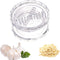 Turutu Transparent Manual Garlic Twist, Multi-Functional Mincer & Grinder for Garlic, Onion, Ginger,