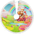 Kuziee Christmas Tree Skirt, 30 Inch Xmas Tree Ornament Spring Sweet Candy Cartoon Easter Party Decoration Tassels