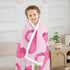 90"X90" Erosebridal Cowgirl Throw Blanket Cute Kawaii Pink Cowgirl Queen Fleece Blanket Gifts For Girls Women Cowboy