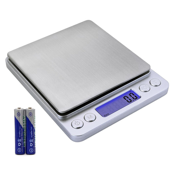 Gram Scale, Capacity 3000g, Accuracy 0.1g Mini Food Scales Digital Weight for Espresso, Baking, Jewelry