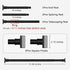 Tension Shower Curtain Rod, 31-68 Inches, Non-Slip Adjustable Tension Mounted Black Shower Rod for Windows Bathroom