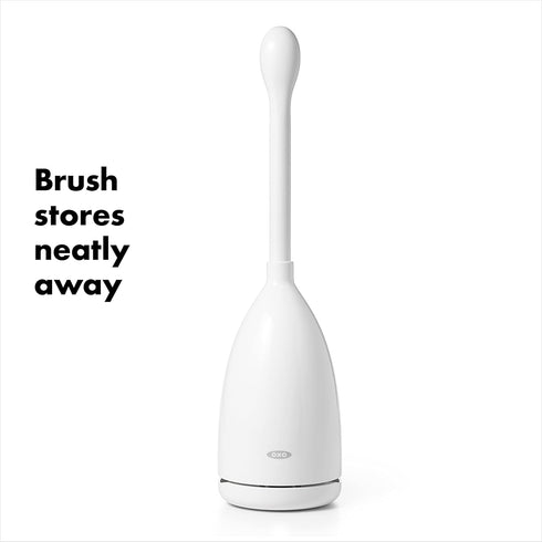 OXO Good Grips Toilet Brush with Canister - Effortless Cleaning