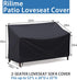 2-Seater Cover,52"L 26"W 35"H Patio Bench Cover,Outdoor Waterproof Outdoor Loveseat/Glider/Sofa/Furniture x x
