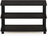 3-Tier Furinno Turn-S-Tube Shoe Rack, Espresso/Black