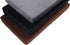 Augld 2 Pack Grey Rectangle Vanity Stool Cushion, Washable Non-Slip Makeup Stool with Ties 11.8"x15.7"