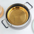 Buyer Star 9 Inch Stainless Steel Steaming Tray - Cold Noodle Plate, Baking Tray, Round Dinner Plate, Silver