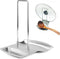Kitchen Pan Lid Holder and Spoon Rest, Stainless Steel Cookware Organizer for Uncluttered Desktop