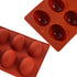 Haakong 8 Set 2 (2, Cavity Silicone Egg Molds of for Easter Silicone Egg Pan Baking Supplies for Cake Decorating