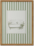 Funny Kids Bathroom Wall Art Cute Boy in Bathtub Wall Decor Picture,
