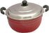 Non-Stick Kadai with Stainless Steel Lid Non-Stick Cookware Aluminium Non-Stick Kadai with Scrubber & Paddle Deep Fry Kadai by SHRIYA