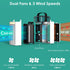 Portable Air Conditioners, Evaporative Cooler with Water Mist, USB Powered Mini Fan for Bedroom Office Home