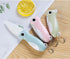 3 PACK Ceramic Paring Knife, Folding Pocket Knife, Super Sharp 2.3 Inch Blade for Fruit Peeling & Vegetable Cutting