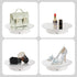 White,7.87inch /17.6lbs Rotating Display Stand Turntable Stand Spinning Stand for Product Shows Max Load,White Round