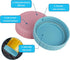 Vaincre 8PCS Mason Jar Lids, Colored Plastic Regular Mouth Leak Proof Canning Lids with Silicone Rings for Ball Jars