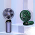 Portable Handheld Fan, USB Rechargeable Mini Desk Fan, 4800mAh, 90° Foldable with LED Display for Indoor Outdoor