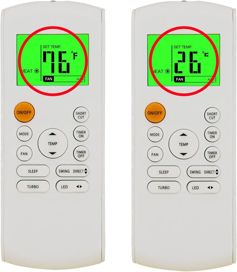 Replacement Remote Control for hOmeLabs HME030363N HME030364N HME030356N HME030357N HME030358N HME030359N HME020379N