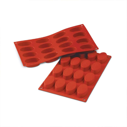 Oval Silicone Pudding Mold: Reusable DIY Baking Tins for Cake, Cupcake, Chocolate, and Ice Cube