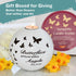 Butterfly Memorial Candle Holder - 5 x 5 Inch Sympathy Gift for Grief, Loss of Loved One, Remembrance