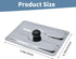 2pcs Toaster Dust Cover, Stainless Steel Top Cover, Electric Bread Maker Upper Cover for Bread Machine