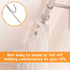 Jetec 50 Pieces Metal Drapery Pins Curtain Hooks, Long 7 cm by 1.8 cm Bulk Silver Stainless Steel for Heavy Duty Window