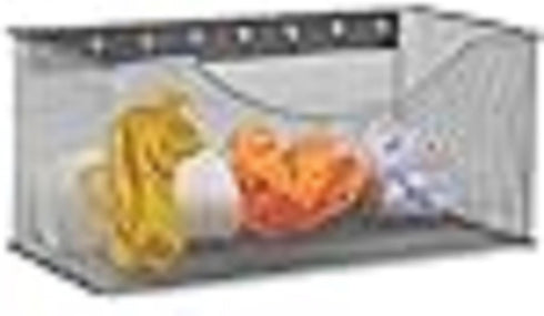 YBM HOME Magnetic Basket Storage Organizer with 16 Strong Magnets for Metal Desk, Fridge, Wall Locker