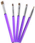 AK ART KITCHENWARE Sugar Cookie Brushes Set, Gum Paste Flower Tools, Fondant Cake Decorating Supplies (Set of 5pcs)