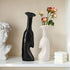 KAVRIL Set 2 Heart Shaped Small Ceramic Vases of Home Decor Boho Vase Modern Matte Flower Vase Minimalist Decorative