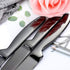 4-Piece Serrated Black Steak Knife Set, Stainless Steel Cutlery for Home, Restaurant, Hotel, 22cm