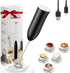 Milk Frother Rechargeable, Handheld Electric Whisk Beater, USB Frother for Cappuccino, Frappe, Hot Chocolate