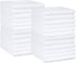 Amazon Basics Fast Drying Cotton Washcloths for Bathroom, Machine Washable, Soft and