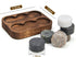 Whiskey Stones, Set of 6 Reusable Ice Cubes, Perfect Whiskey Gifts for Men, Chilling Stones for Drinks